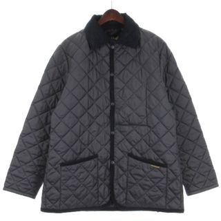 ラベンハム(LAVENHAM)のラベンハム キルティング ジャケット 中綿 英国製 ネイビー M(その他)