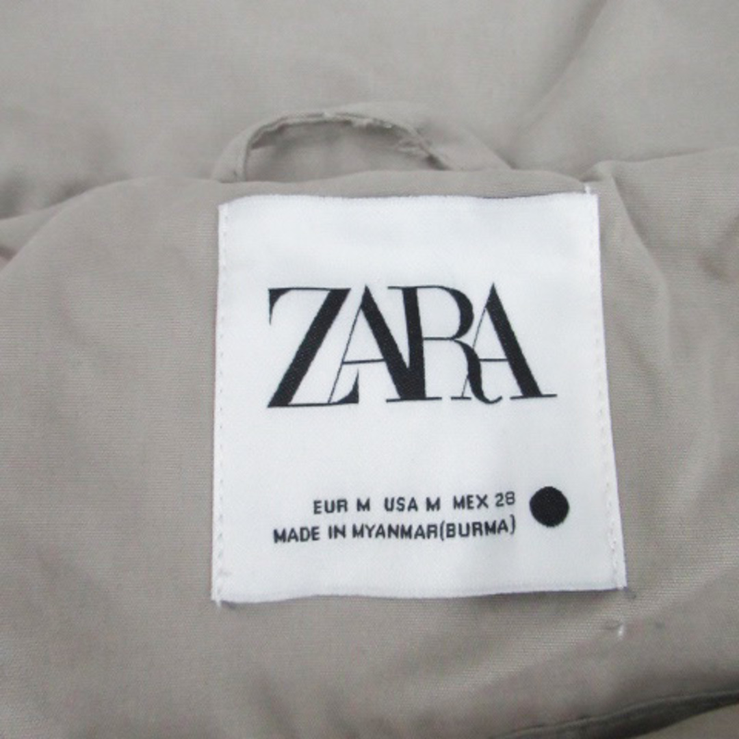 ZARA(ザラ)のザラ ZARA ジャケット マウンテンパーカー ミドル ジップアップ M グレー レディースのトップス(パーカー)の商品写真