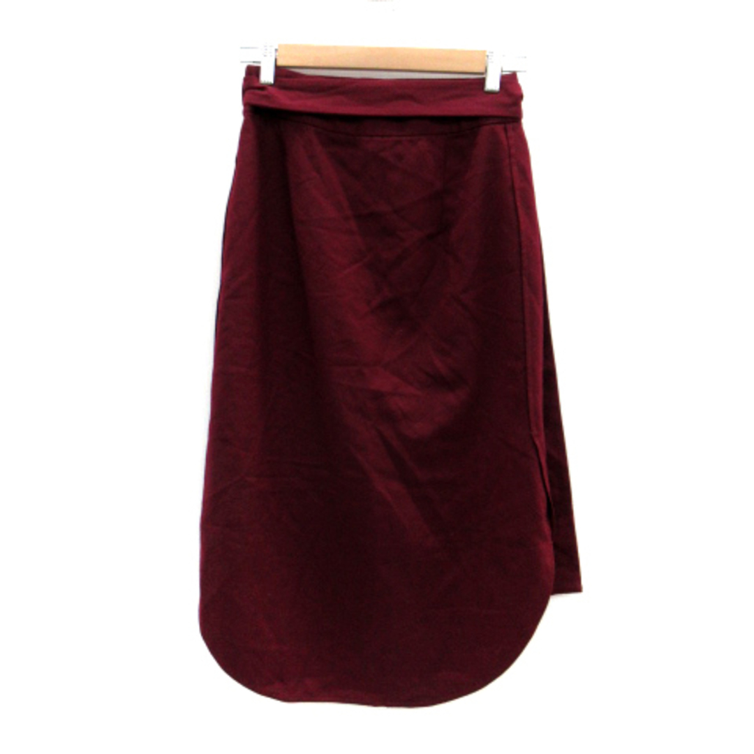 Noble(ノーブル)のノーブル NOBLE フレアスカート マキシ丈 ロング丈 ウール 38 パープル レディースのスカート(ロングスカート)の商品写真