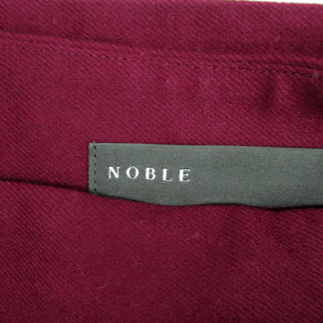 Noble(ノーブル)のノーブル NOBLE フレアスカート マキシ丈 ロング丈 ウール 38 パープル レディースのスカート(ロングスカート)の商品写真