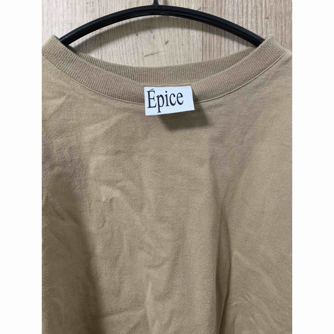 EPICE(エピス)のEPICE エピス　5部丈　モモンガTシャツ ベージュNo.183 レディースのトップス(Tシャツ(長袖/七分))の商品写真