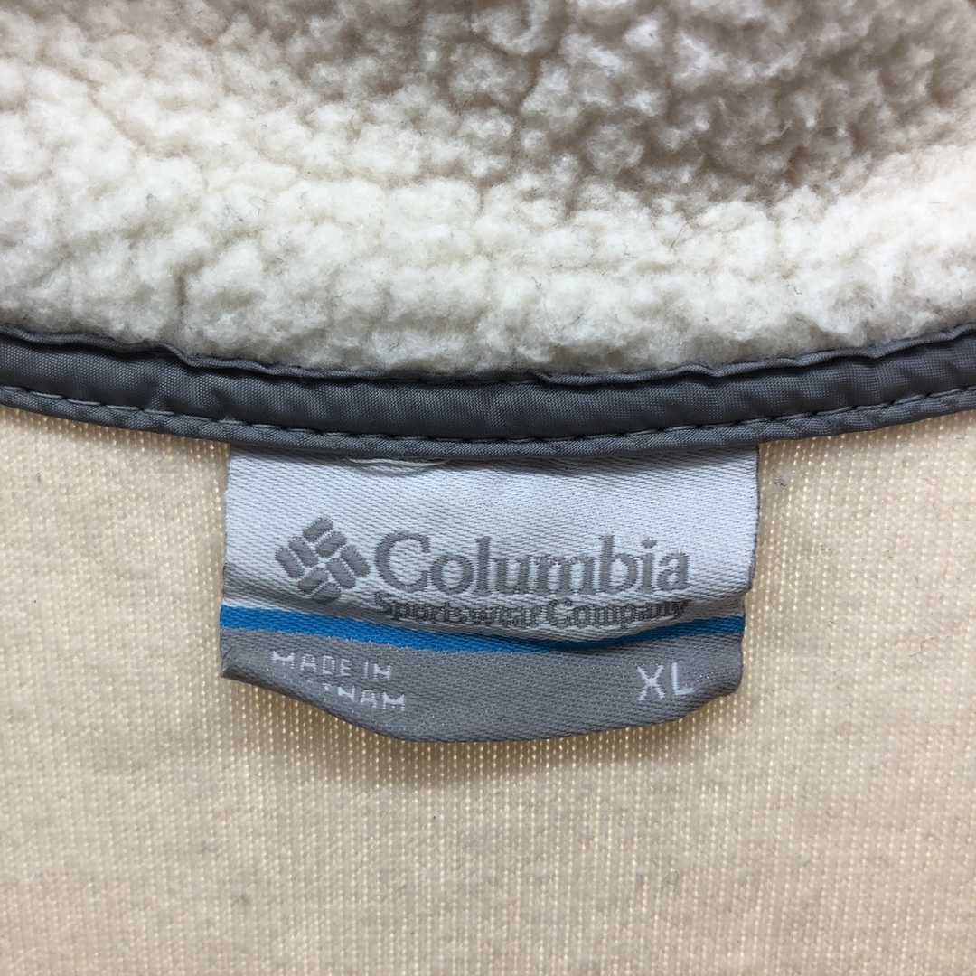 Columbia(コロンビア)の古着 コロンビア Columbia ハーフスナップ フリースプルオーバー メンズXL /eaa377217 メンズのジャケット/アウター(その他)の商品写真