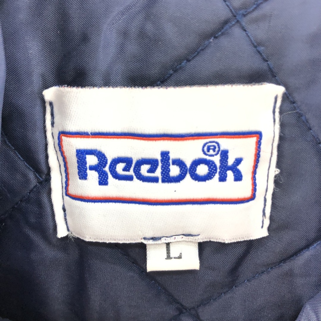 Reebok(リーボック)の古着 90年代 リーボック Reebok バックロゴ 中綿パーカー パファージャケット メンズXL ヴィンテージ /eaa377491 メンズのジャケット/アウター(ダウンジャケット)の商品写真