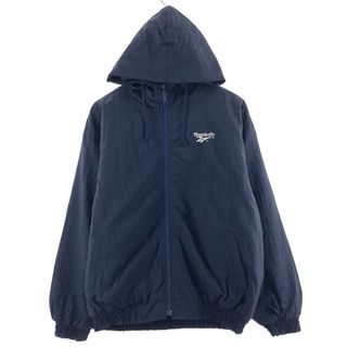 リーボック(Reebok)の古着 90年代 リーボック Reebok バックロゴ 中綿パーカー メンズXL ヴィンテージ /eaa377491(ダウンジャケット)