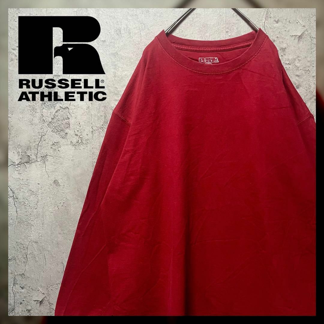 Russell Athletic - 【RUSSELL ATHLETIC】XLsize Tシャツ 長袖 無地 US