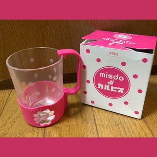 変わるんグラス　misdoでカルピス　ピンク 106(グラス/カップ)