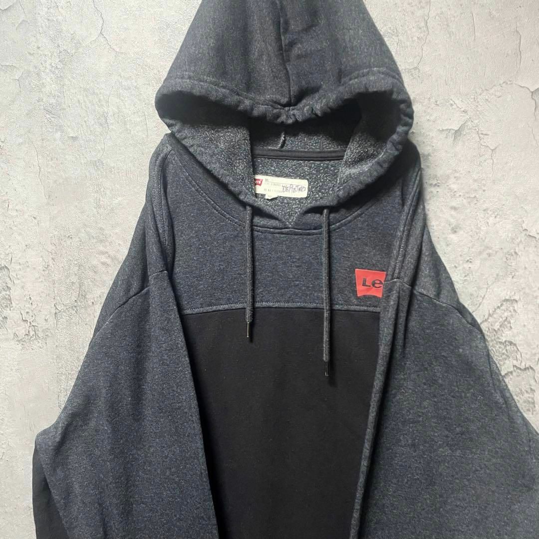 Levi's(リーバイス)の【Levi's】2XL プルオーバーフーディー バイカラー US古着 メンズのトップス(パーカー)の商品写真