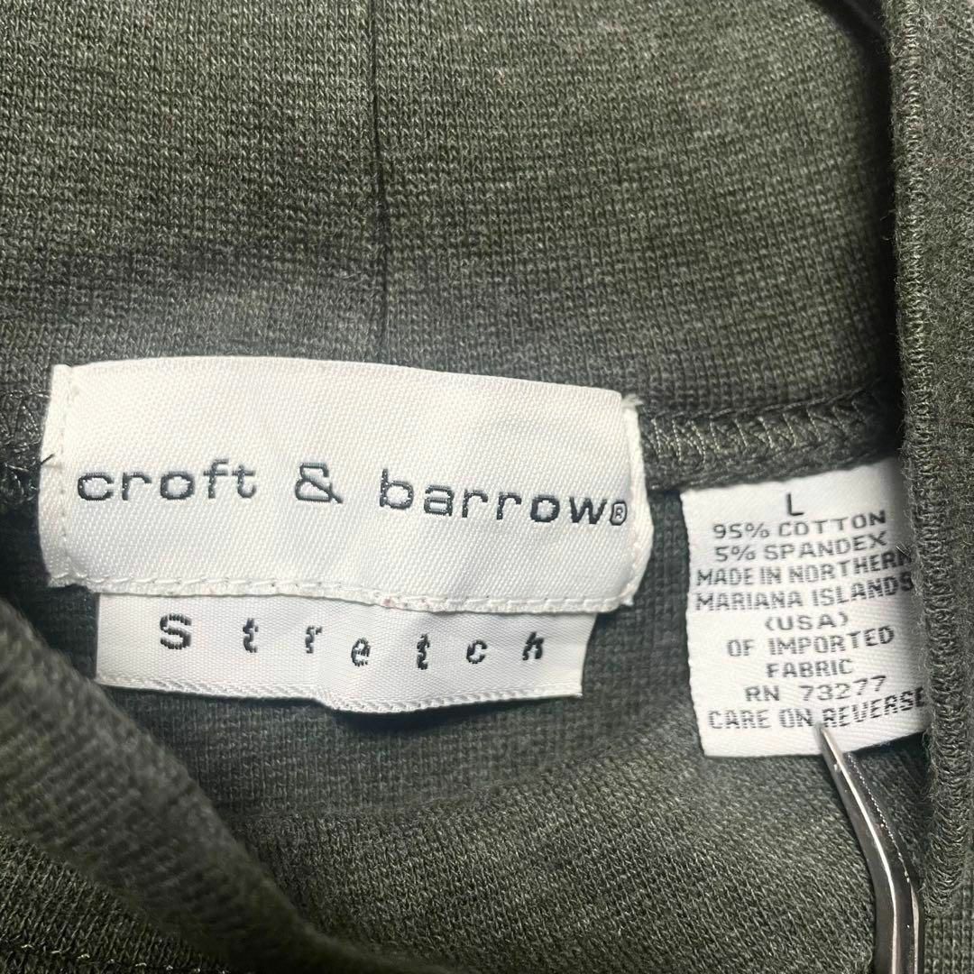 【croft&barrow】Lsize ハイネックシャツ 長袖 厚手 US古着 メンズのトップス(スウェット)の商品写真