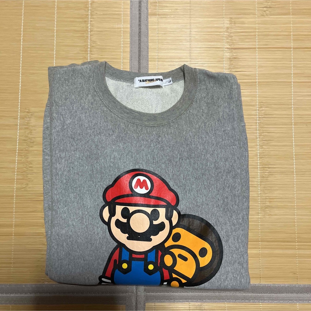 APE BAPE KAWS BABY MILO MARIO マリオ スウェット-