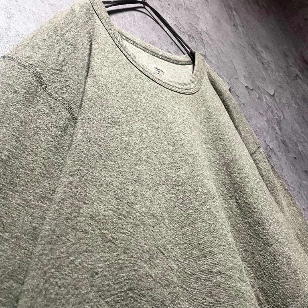 Champion(チャンピオン)の【Champion】XL スムース スウェット 無地 US古着 DUOFOLD メンズのトップス(スウェット)の商品写真