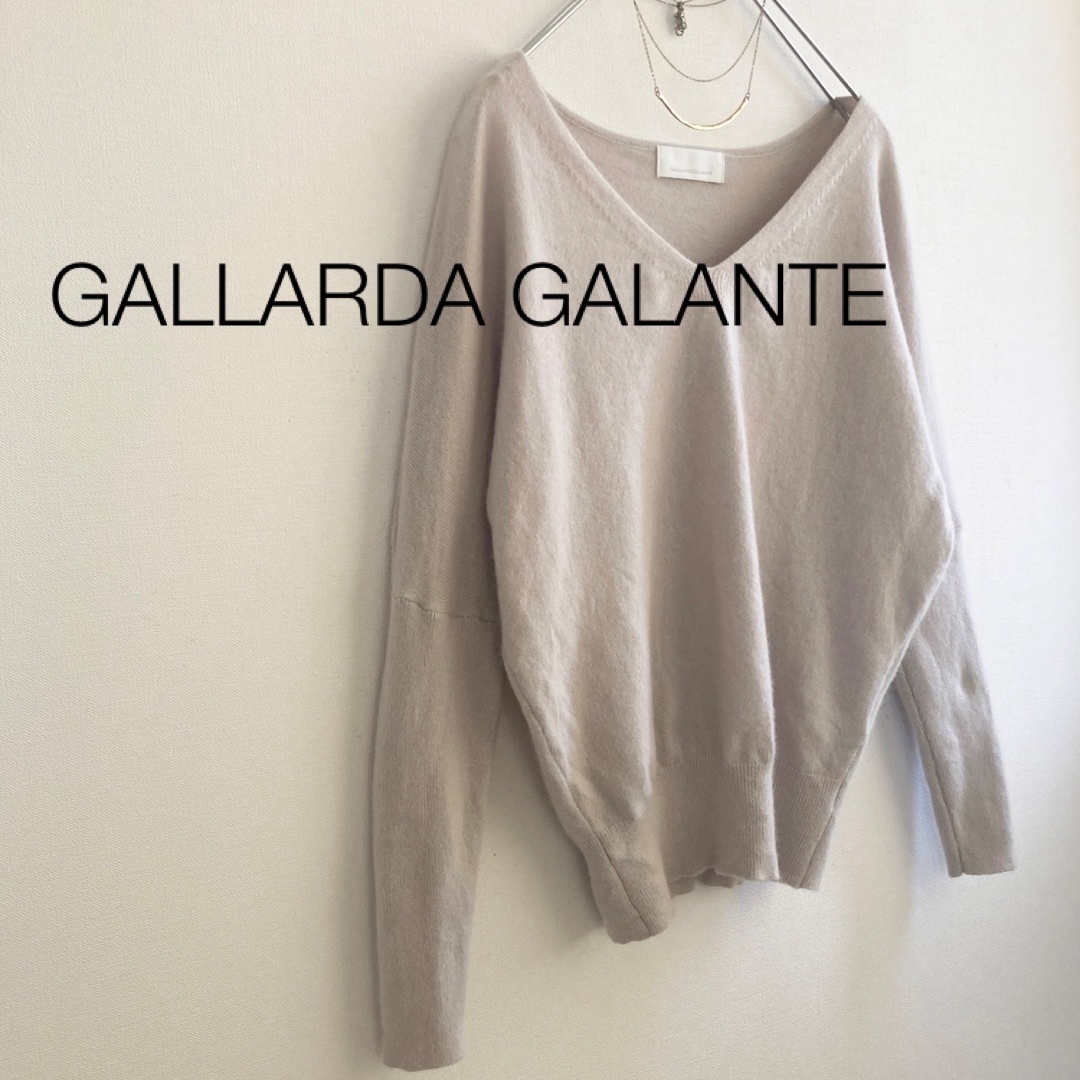 GALLARDA GALANTE - ☆ガリャルダガランテ☆カシミヤ100%Vネックニット