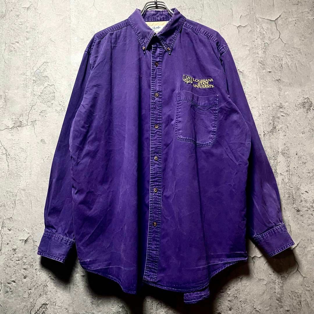 【US】XLsize ワークシャツ カレッジ シャツジャケット 8