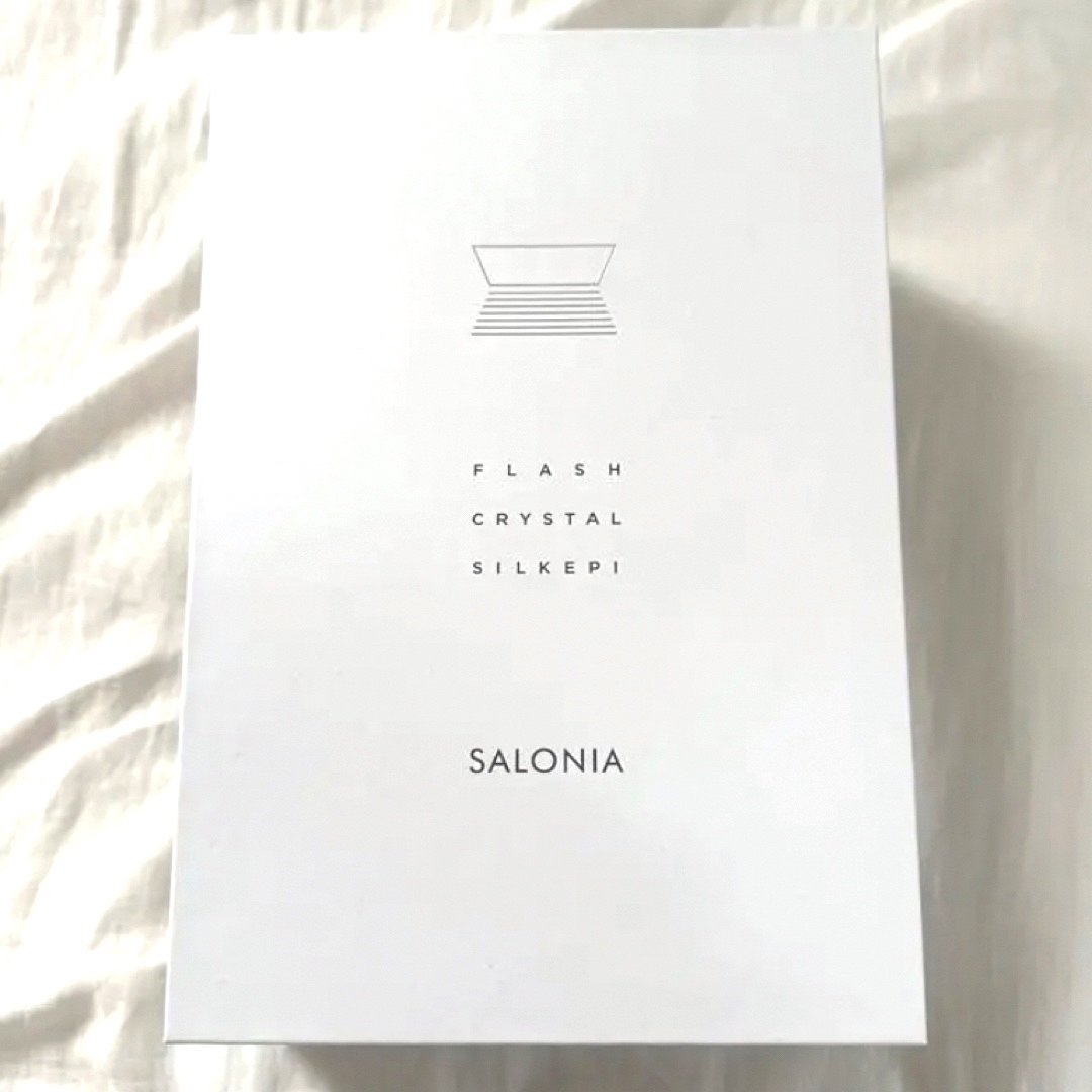 新品未開封】サロニア SALONIA フラッシュ クリスタル シルクエピ-