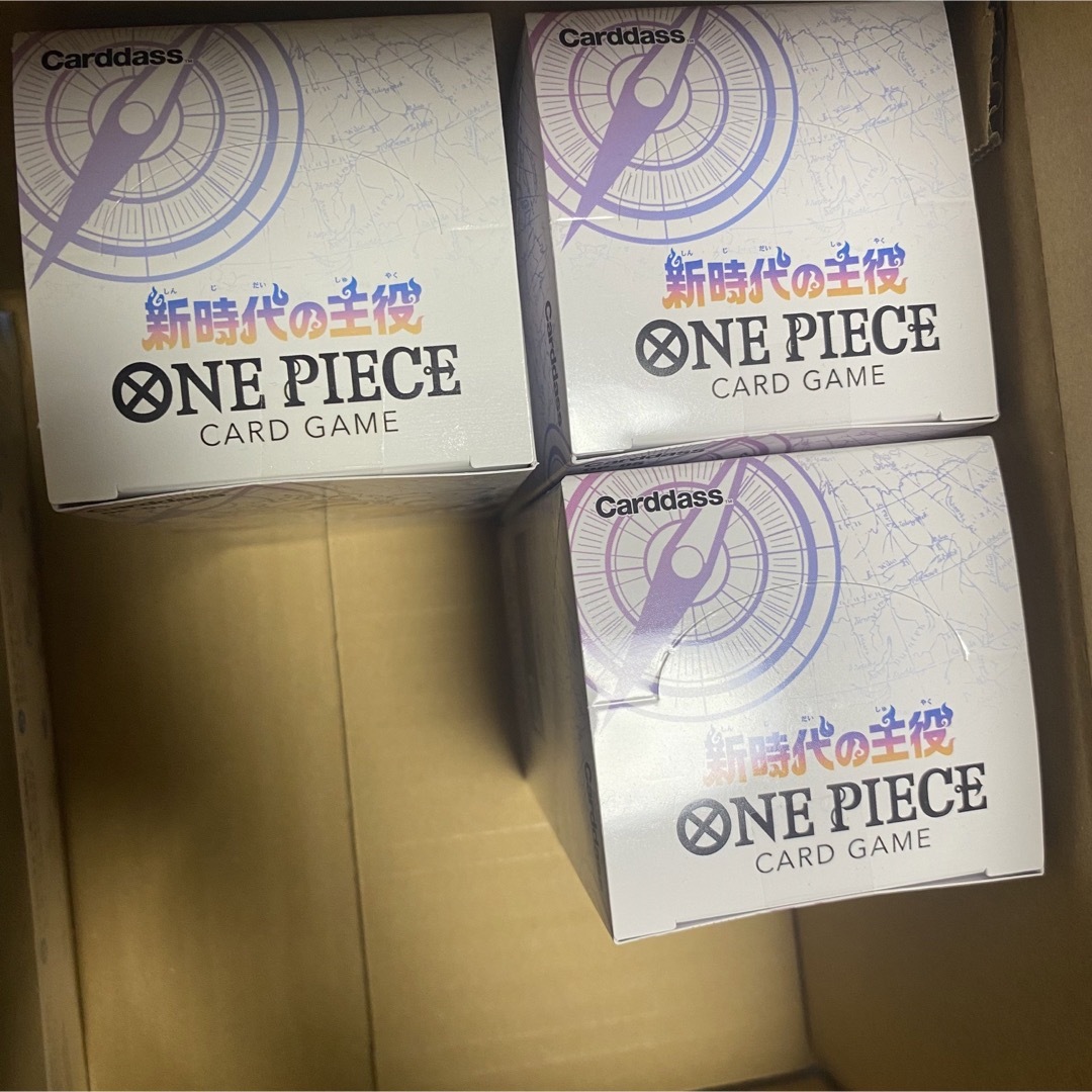 ONE PIECE - 新品未開封 3box 新時代の主役 テープ付き ワンピース ...