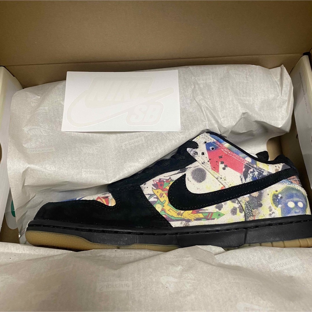 Supreme Nike SB Dunk Low Rammellzee 24cm FD8778-001-