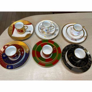 大倉陶園 - ブルーローズ(8211) モーニングカップ&ソーサー 1客の