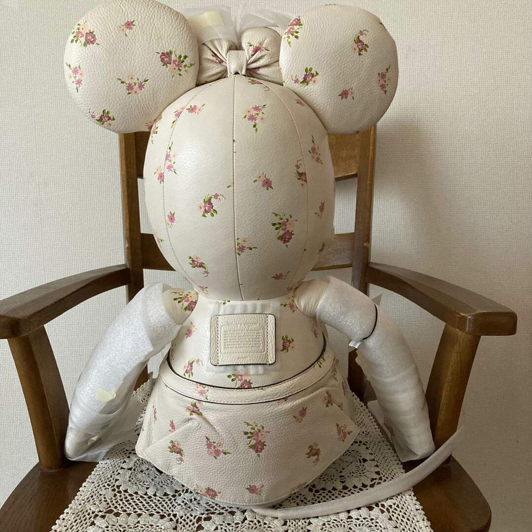 Coach X Disney ミニーマウス ドール レザー 花柄 限定品 新品