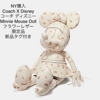 コーチ(COACH)のCoach X Disney ミニーマウス ドール レザー 花柄 限定品 新品(その他)