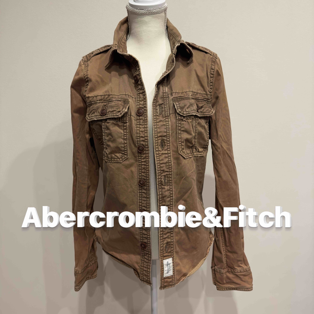 Abercrombie&Fitch(アバクロンビーアンドフィッチ)のAbercrombie&Fitch  ミリタリージャケット Sサイズ 美品 メンズのジャケット/アウター(ミリタリージャケット)の商品写真