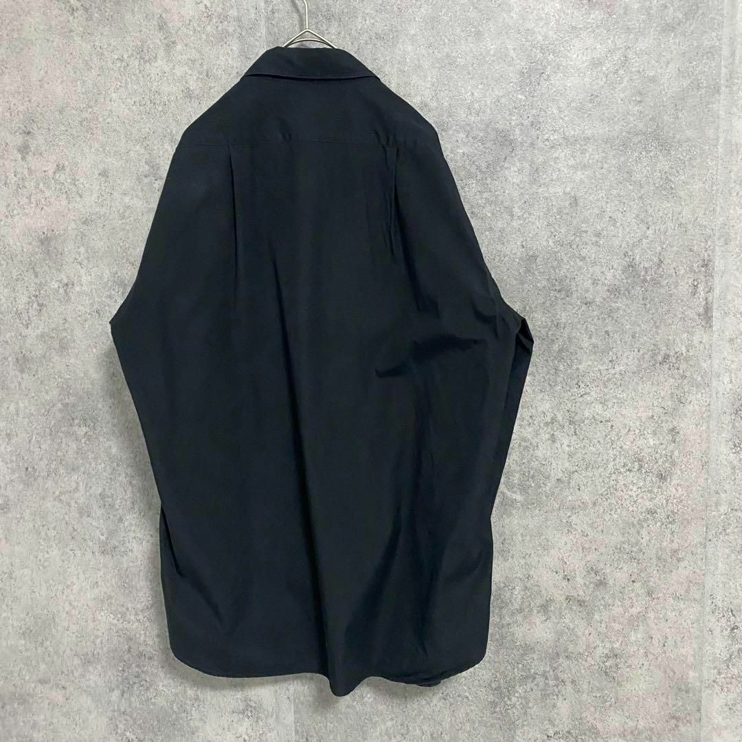 agnes b. - 90s アニエスベー 長袖 シャツ 黒 メンズM 古着 モードの