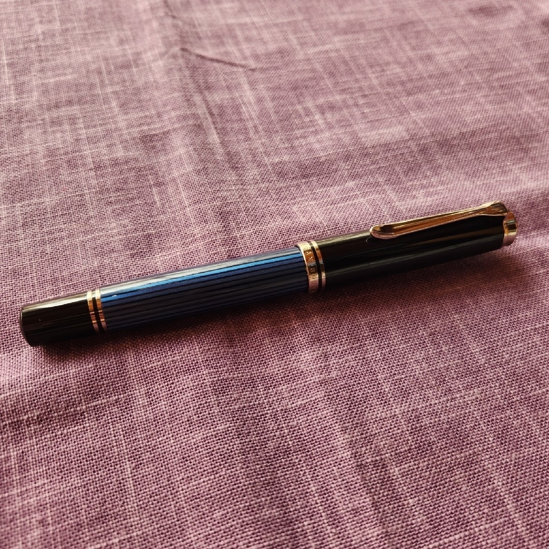 Pelikan - ペリカン 万年筆 スーベレーン M805 ブルーストライプ 18C