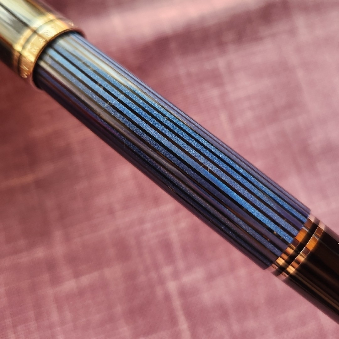 Pelikan   ペリカン 万年筆 スーベレーン M ブルーストライプ C