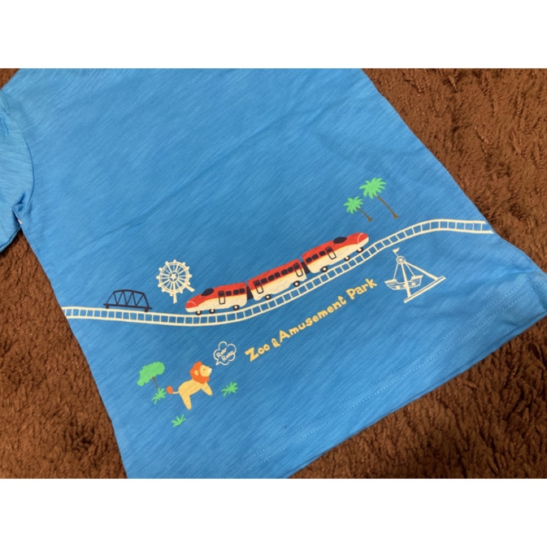 motherways(マザウェイズ)の120cm  マザウェイズ　電車　新幹線　Tシャツ キッズ/ベビー/マタニティのキッズ服男の子用(90cm~)(Tシャツ/カットソー)の商品写真