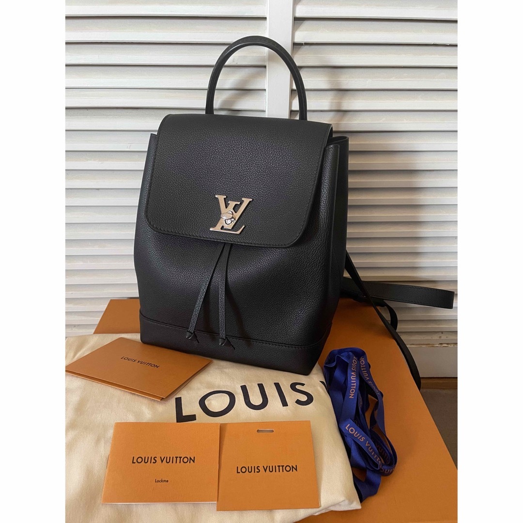 Louis Vuitton Lock Me グレインカーフ リュック