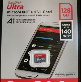 サンディスク(SanDisk)のSanDisk microSDカード 128GB マイクロSDカード 140M(その他)