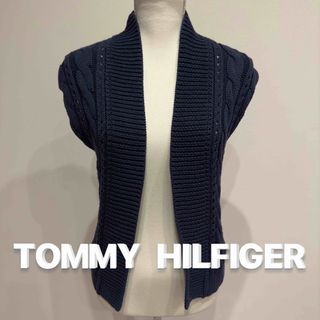 トミーヒルフィガー(TOMMY HILFIGER)のトミーヒルフィガー ニット ベスト アーガイル ジレ 美品 Lサイズ(ベスト/ジレ)