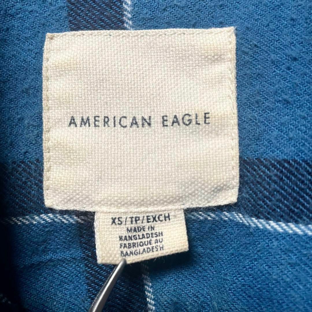 American Eagle(アメリカンイーグル)の【アメリカンイーグル】フランネルシャツ タータンチェック US古着 メンズのトップス(シャツ)の商品写真