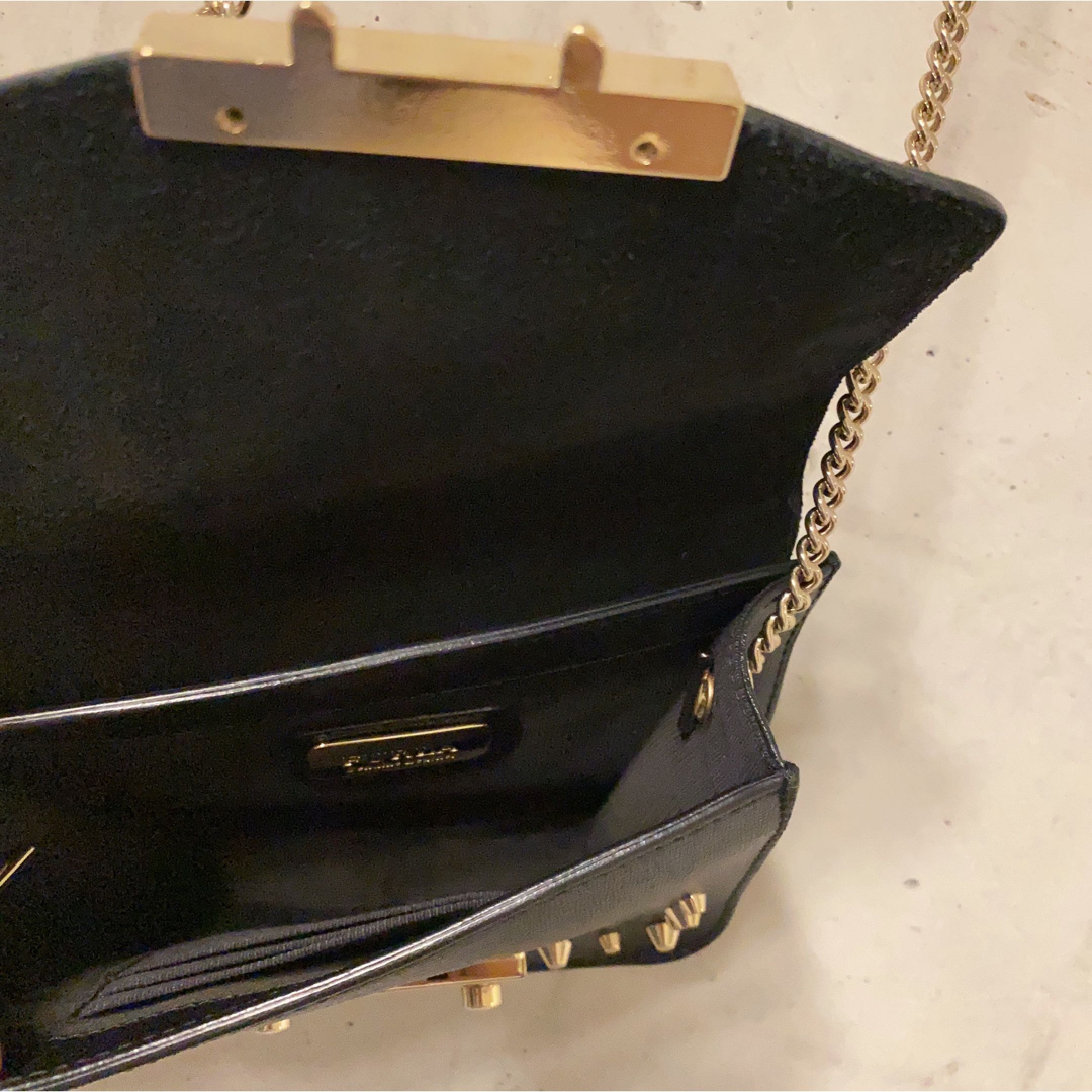 FURLA フルラ メトロポリス チェーンショルダーバッグ スタッズ付