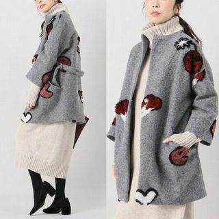 Spick & Span - スピック&スパン 20AW ノーカラーリバーコート 38 M 茶