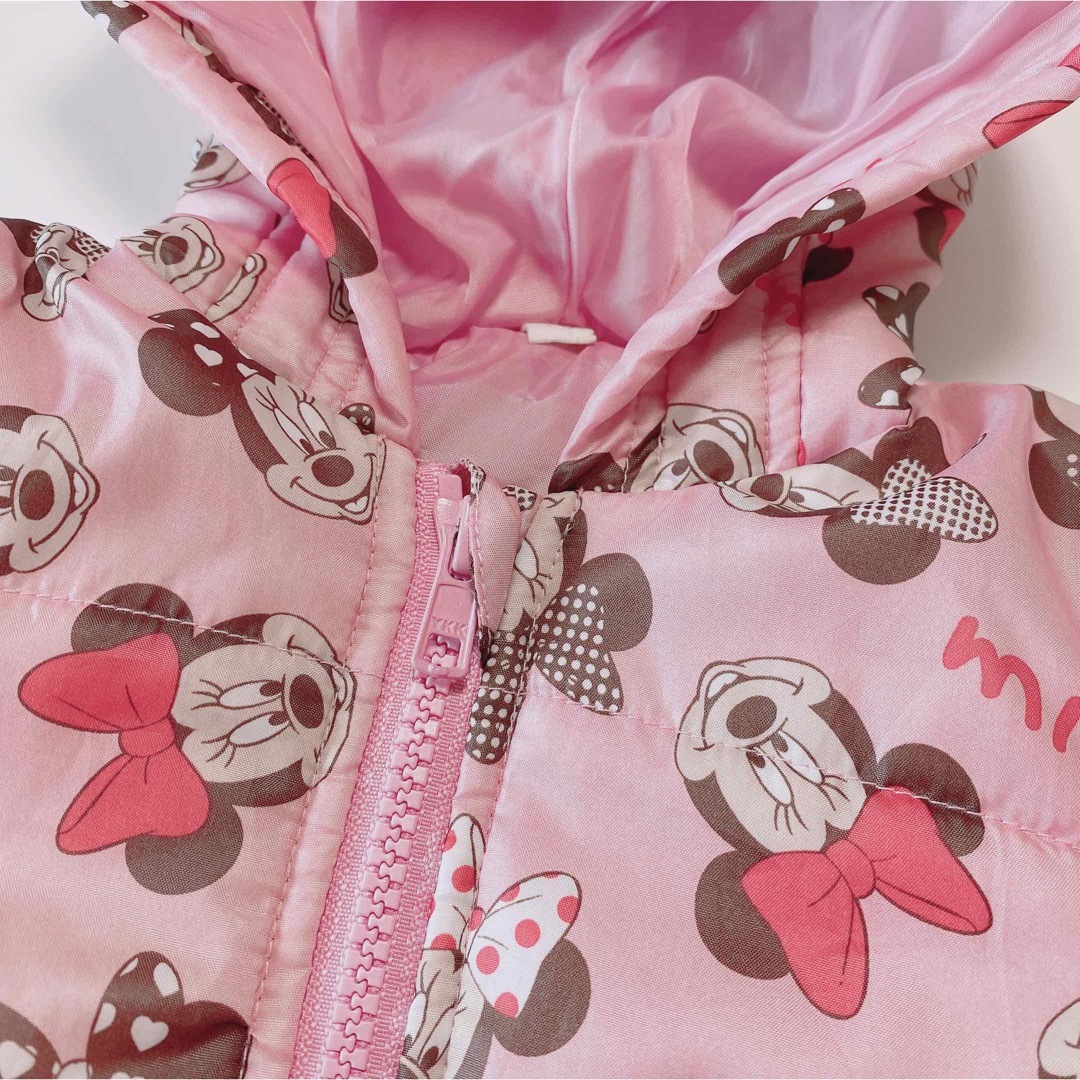 Disney(ディズニー)のディズニー ミニーマウス ジャンプスーツ 70 キッズ/ベビー/マタニティのベビー服(~85cm)(ジャケット/コート)の商品写真