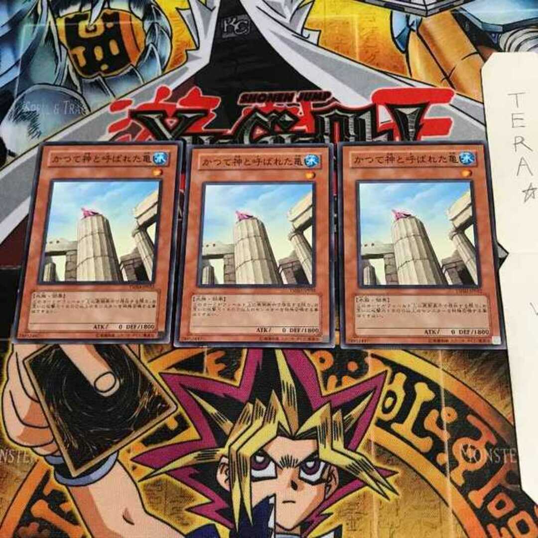 遊戯王(ユウギオウ)のかつて神と呼ばれた亀 TSHD 1 ノーマル 3枚セット てら エンタメ/ホビーのトレーディングカード(シングルカード)の商品写真