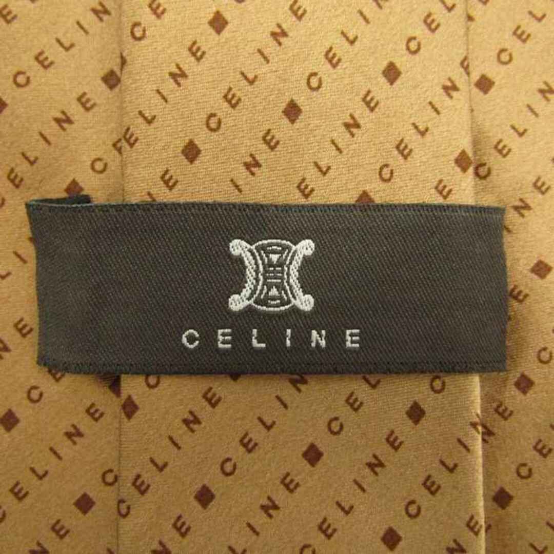 celine - セリーヌ ブランド ネクタイ 小紋柄 ドット柄 ロゴ