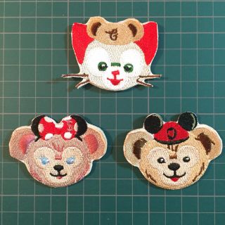 ディズニー(Disney)のみーちゃんさま専用❤️ダッフィーシェリーメイジェラトーニアイロンワッペン(各種パーツ)