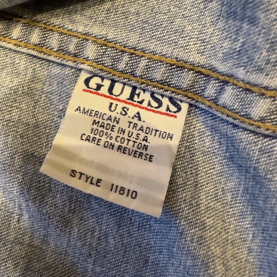 GUESS(ゲス)のGUESS JEANS ゲスジーンズ ゲス Gジャン デニムジャケット Sサイズ レディースのジャケット/アウター(Gジャン/デニムジャケット)の商品写真