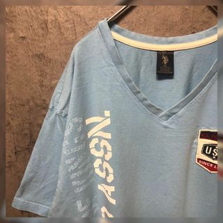 ユーエスポロアッスン(U.S. POLO ASSN.)の【U.S. POLO ASSN.】XLsize プリントTシャツ US古着(Tシャツ/カットソー(半袖/袖なし))