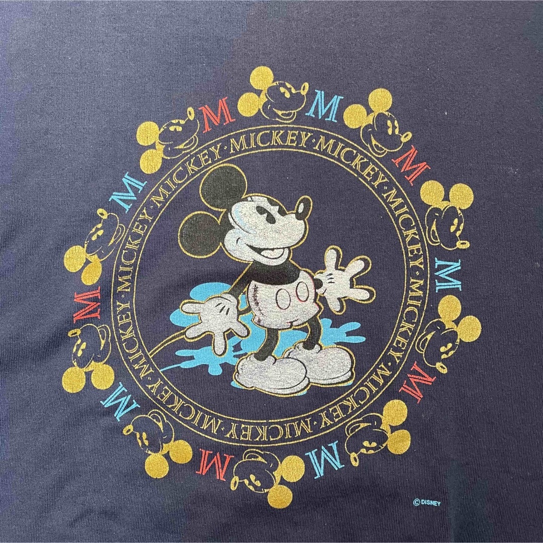 Disney(ディズニー)の古着 USA製 80s 90s ディズニー Mickey Mouseスウェット メンズのトップス(スウェット)の商品写真