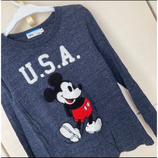 ディズニー(Disney)のお値下げ。mickey カットソー 140(Tシャツ/カットソー)