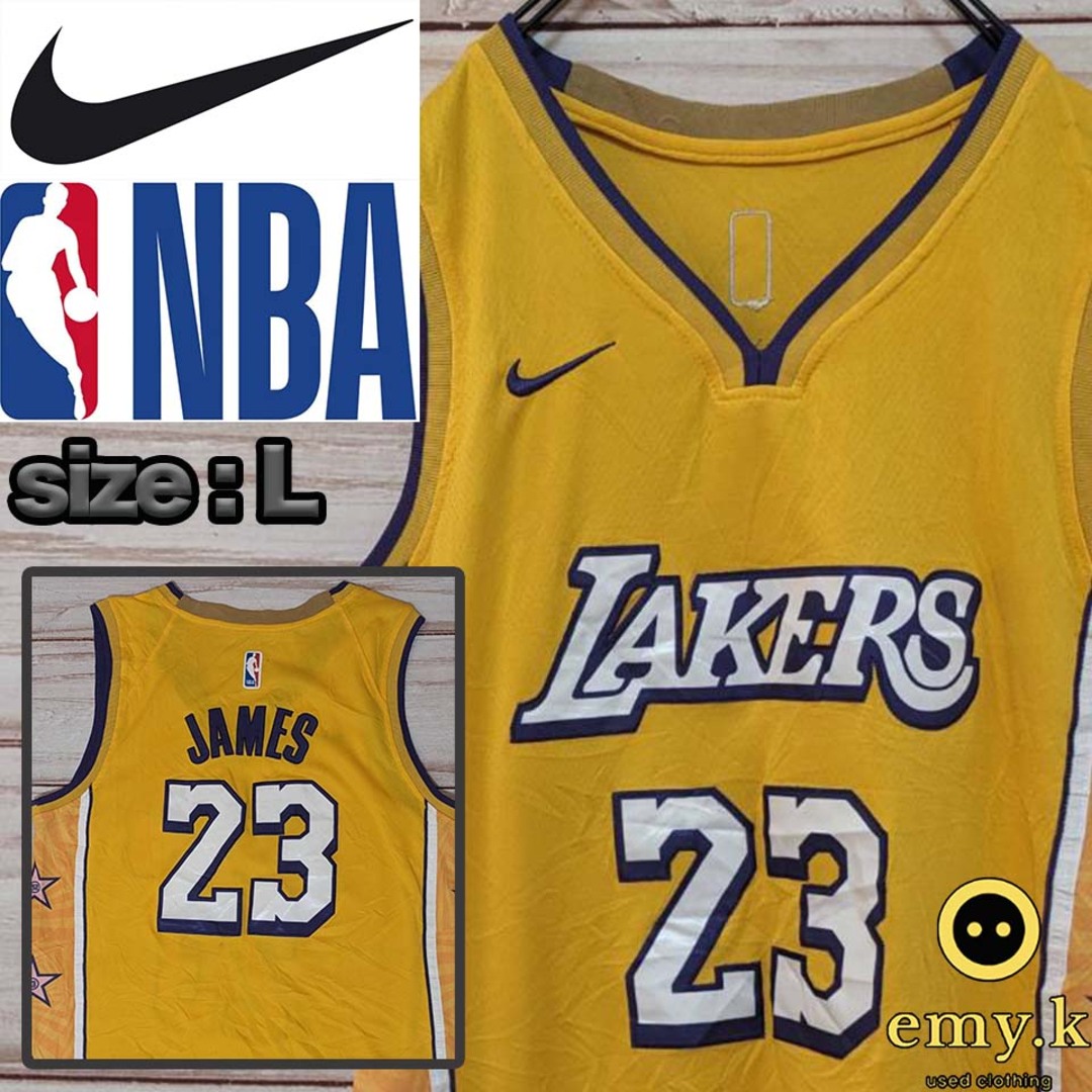 NBA ナイキ LAKERS レイカーズ ユニフォーム レブロンジェームス 23