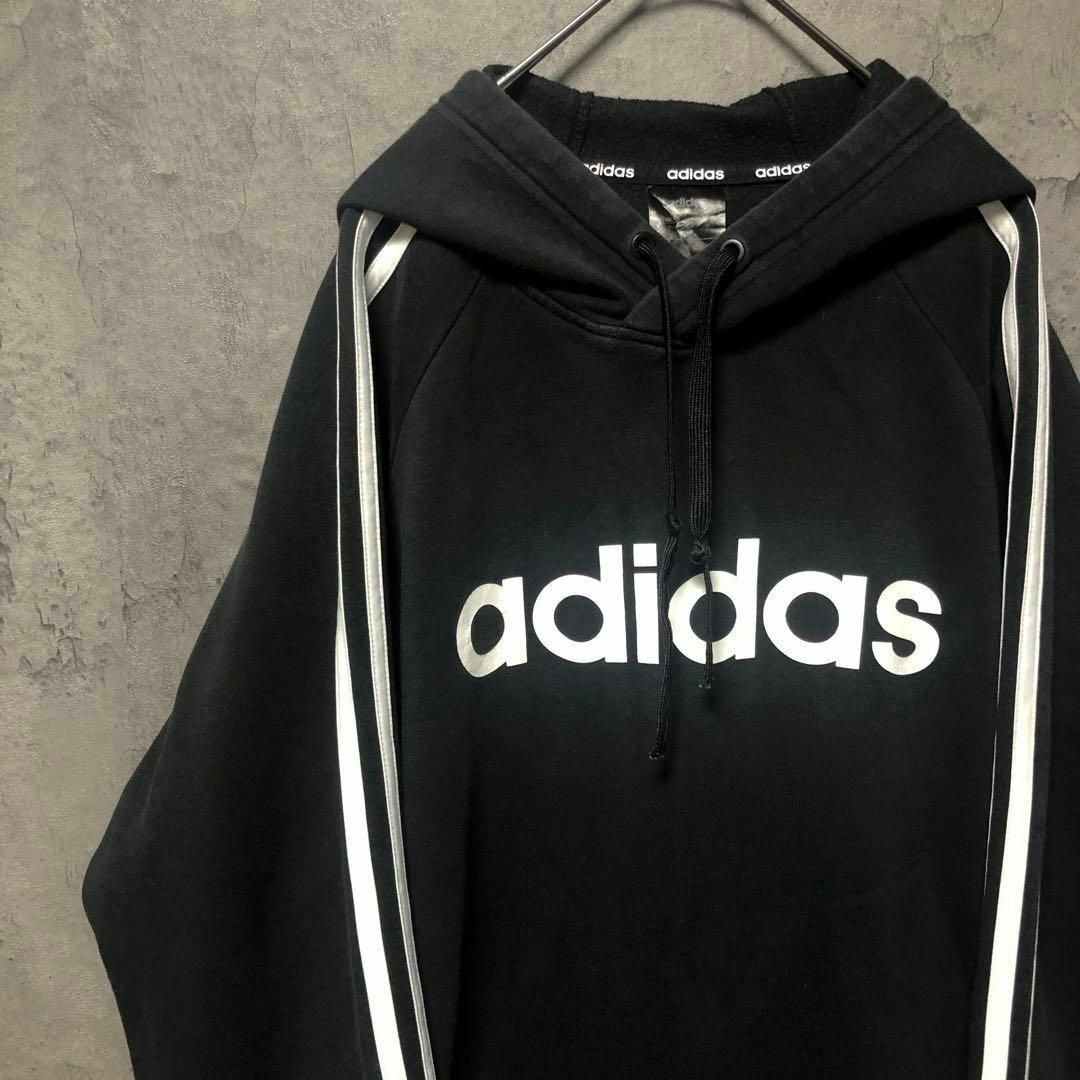 【アディダス】スリーライン プルオーバー パーカー US adidas