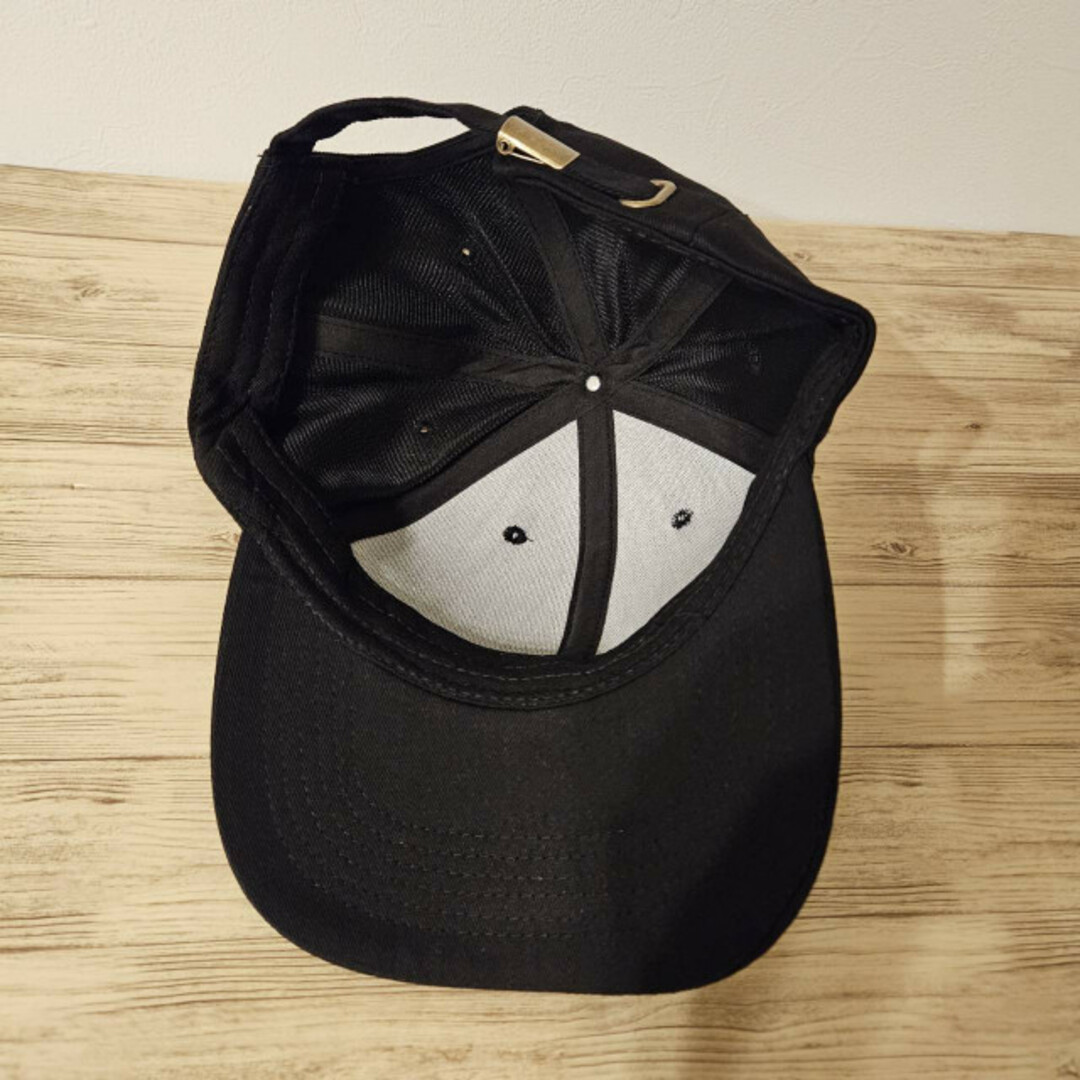 黒 UVカット キャップ 無地 男女兼用 レディース シンプル 紫外線対策 レディースの帽子(キャップ)の商品写真