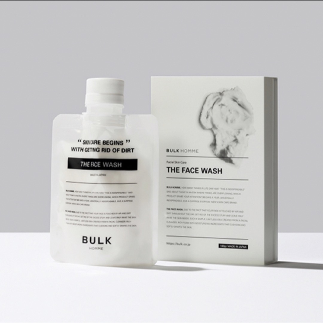 BULK HOMME(バルクオム)の【新品】バルクオム 洗顔料 THE FACE WASH BULK HOMME コスメ/美容のスキンケア/基礎化粧品(洗顔料)の商品写真