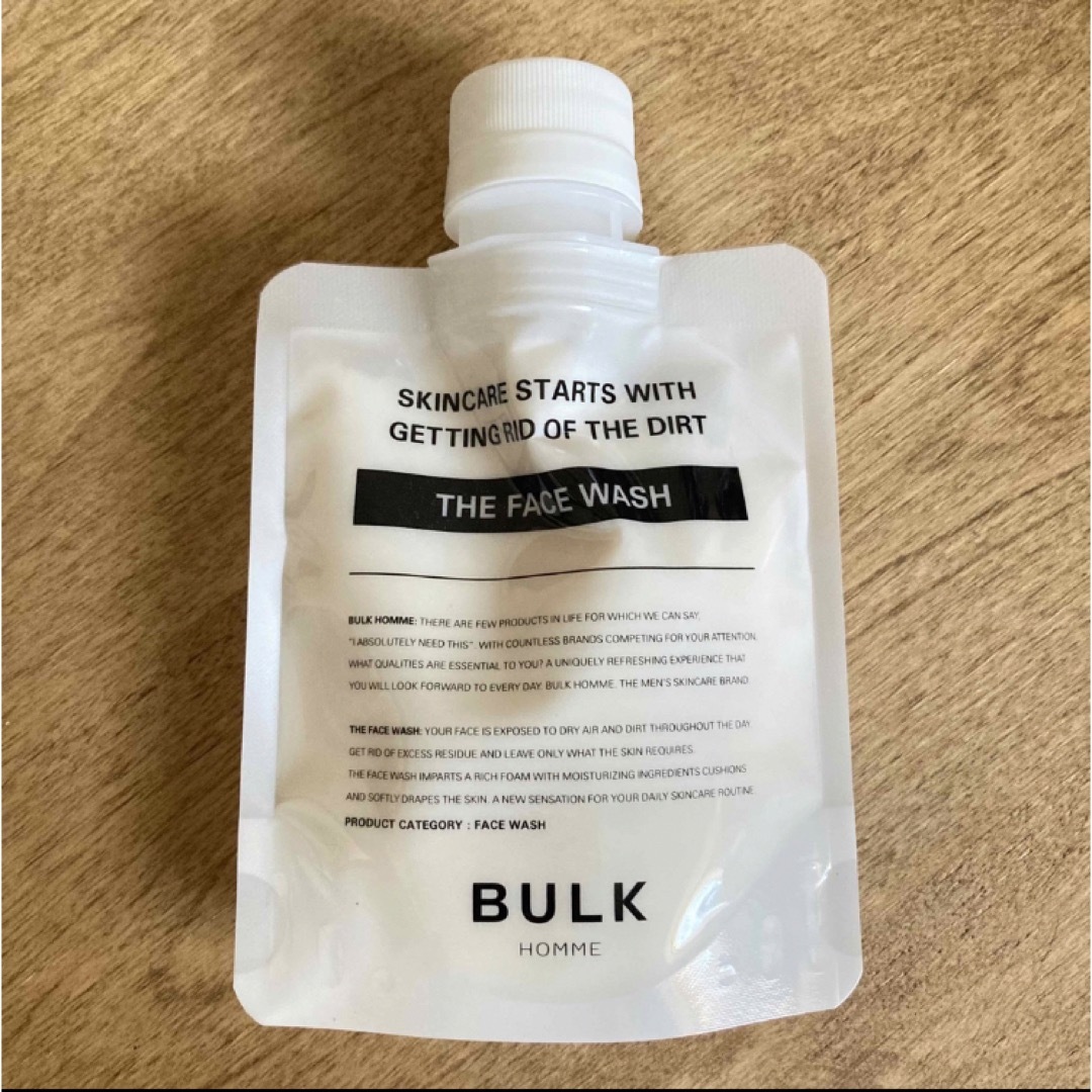 BULK HOMME(バルクオム)の【新品】バルクオム 洗顔料 THE FACE WASH BULK HOMME コスメ/美容のスキンケア/基礎化粧品(洗顔料)の商品写真