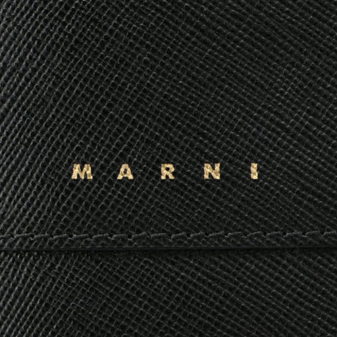 限定値下げ　MARNI マルニ　三つ折り バイカラー  フラップ　サフィアーノ