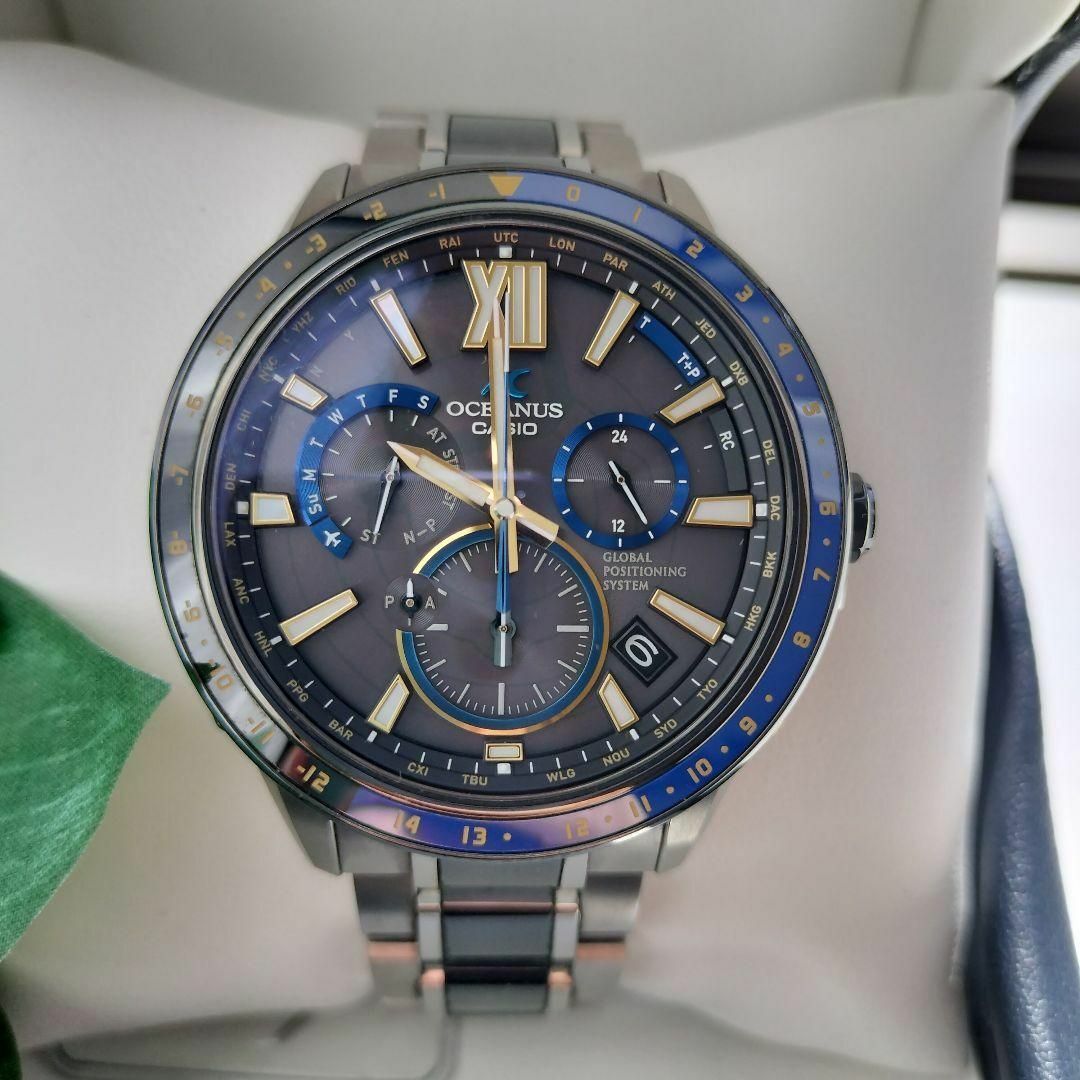 【美品】 カシオ  オシアナス OCW-G1200D-1AJF  メンズ腕時計
