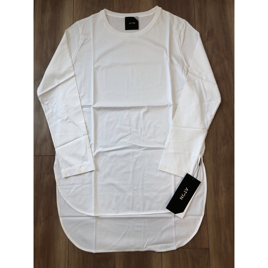 ATON - 【新品】☆ATON☆エイトン☆ラウンドヘムTシャツ☆長袖