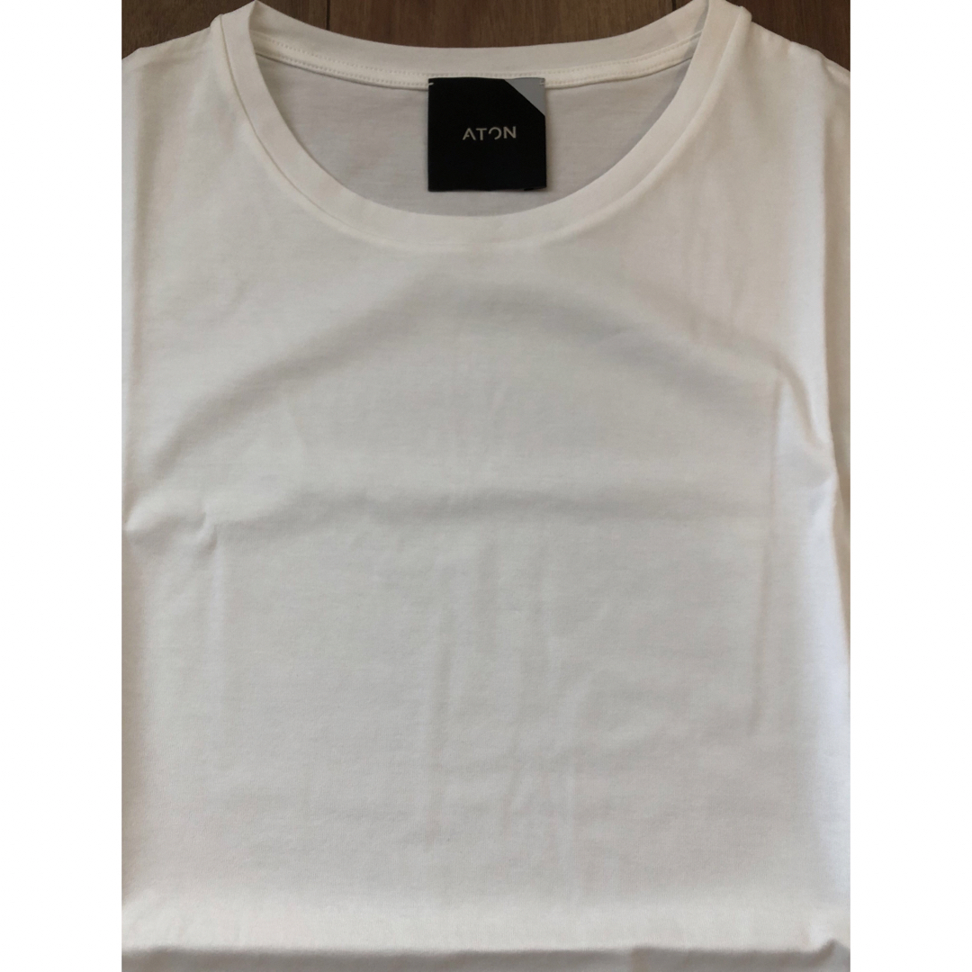 ATON - 【新品】☆ATON☆エイトン☆ラウンドヘムTシャツ☆長袖